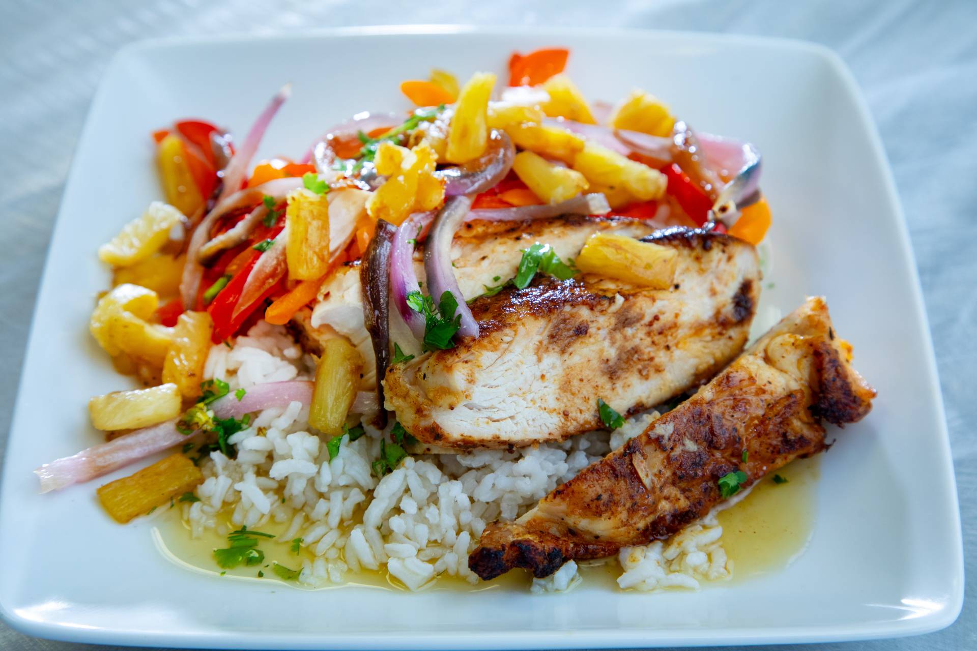 Honey Habanero Chicken Bowl