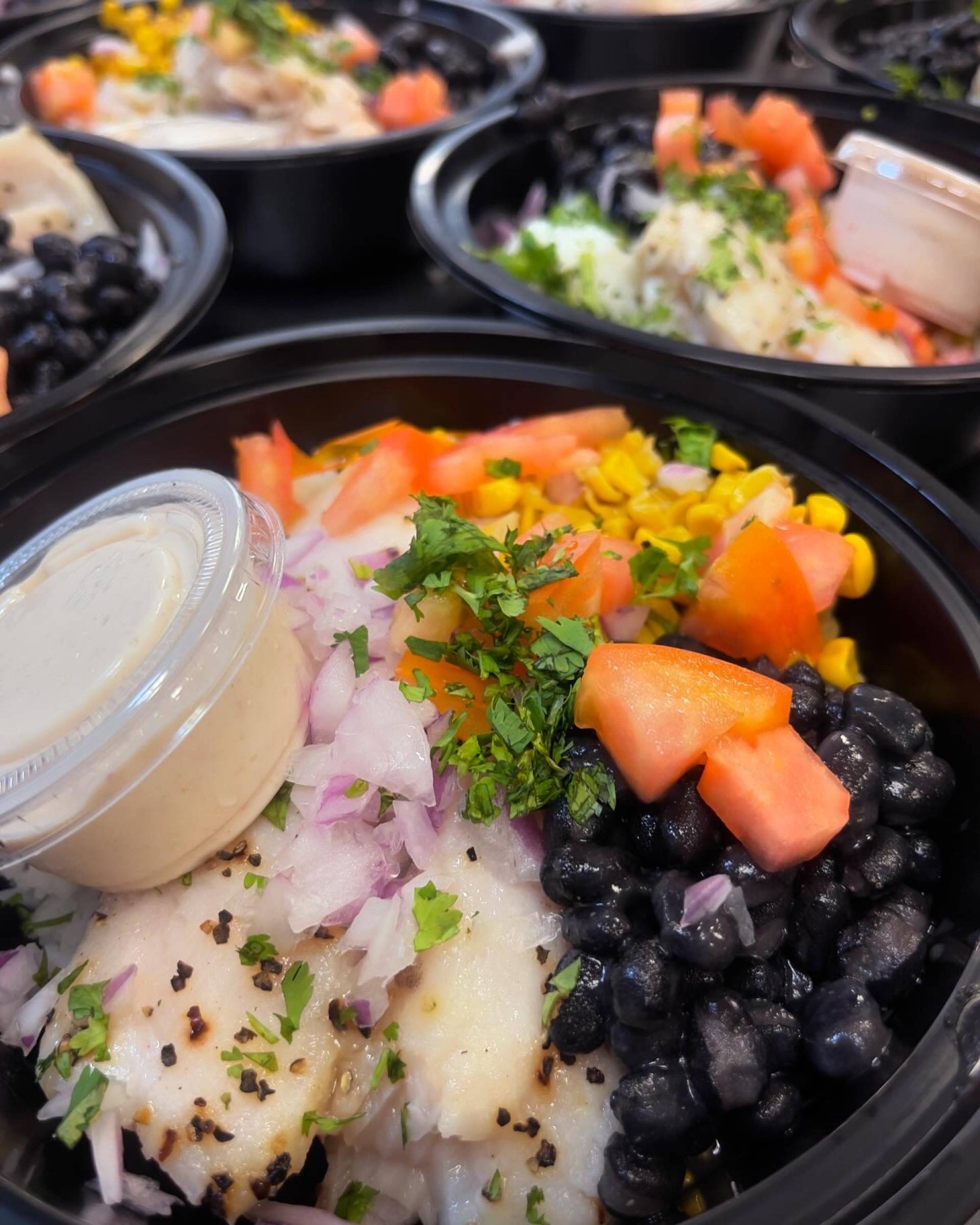 Creamy Chipotle Fish Bowl