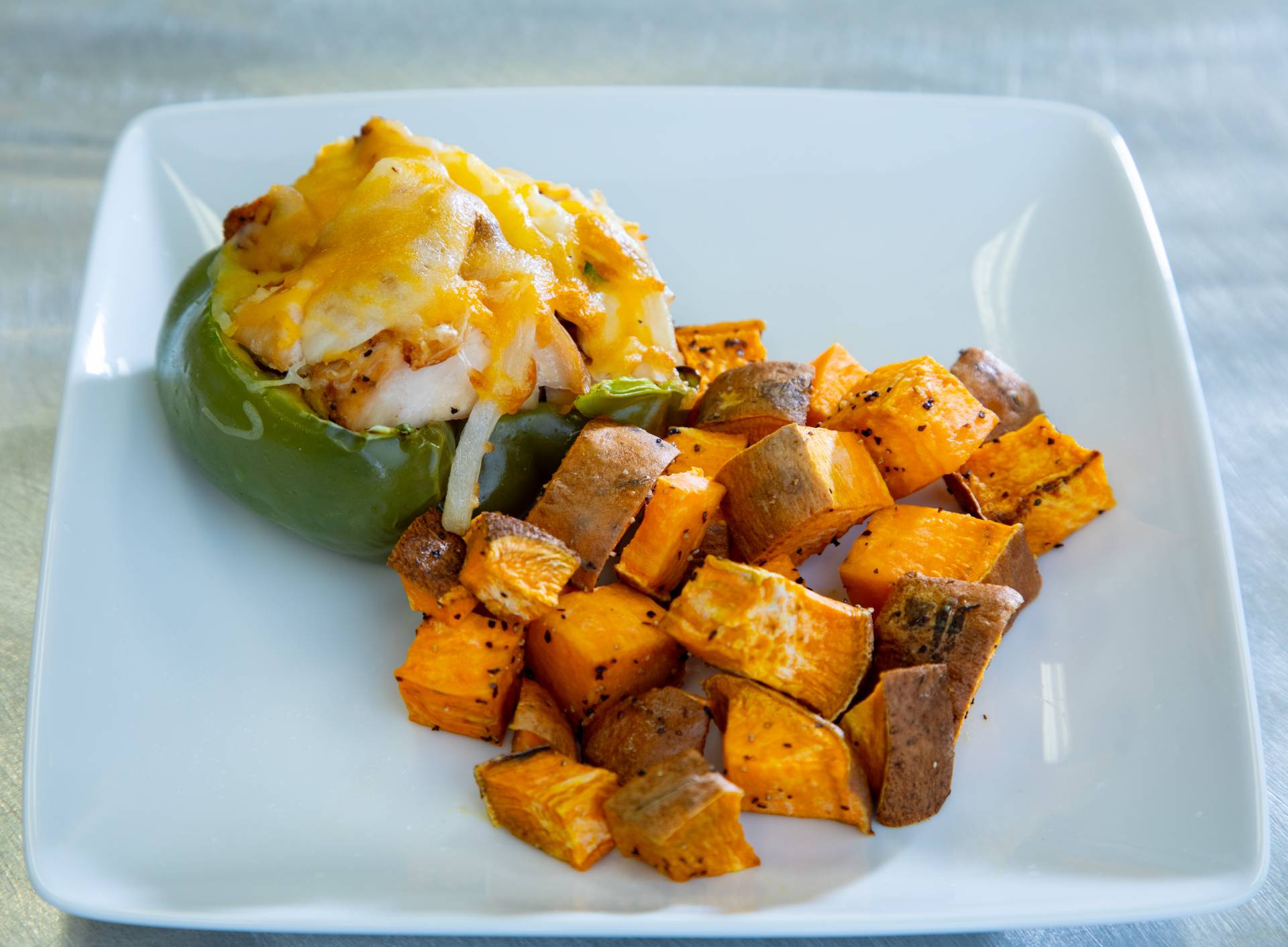 Chicken Stuffed Bell Pepper