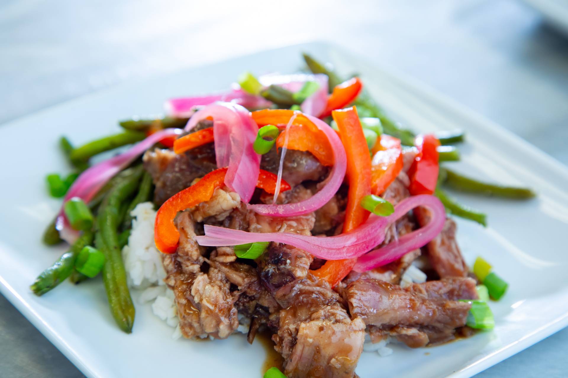 Korean BBQ Pulled Pork Bowl