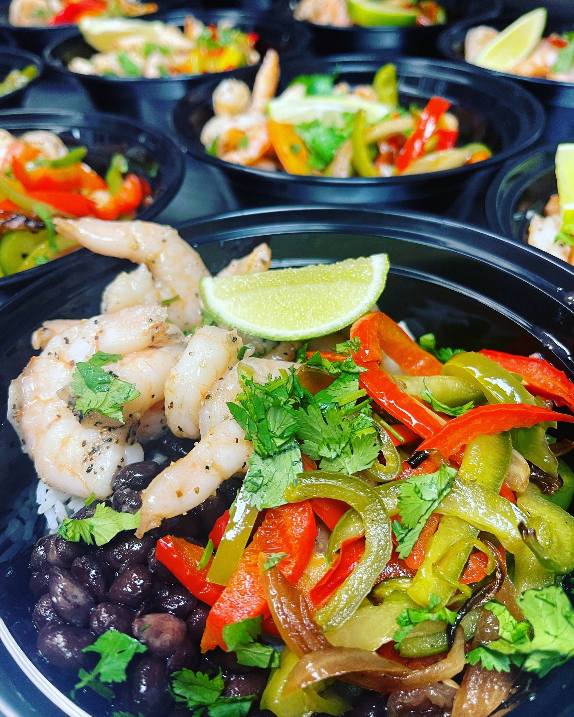 Fajita Shrimp Bowl